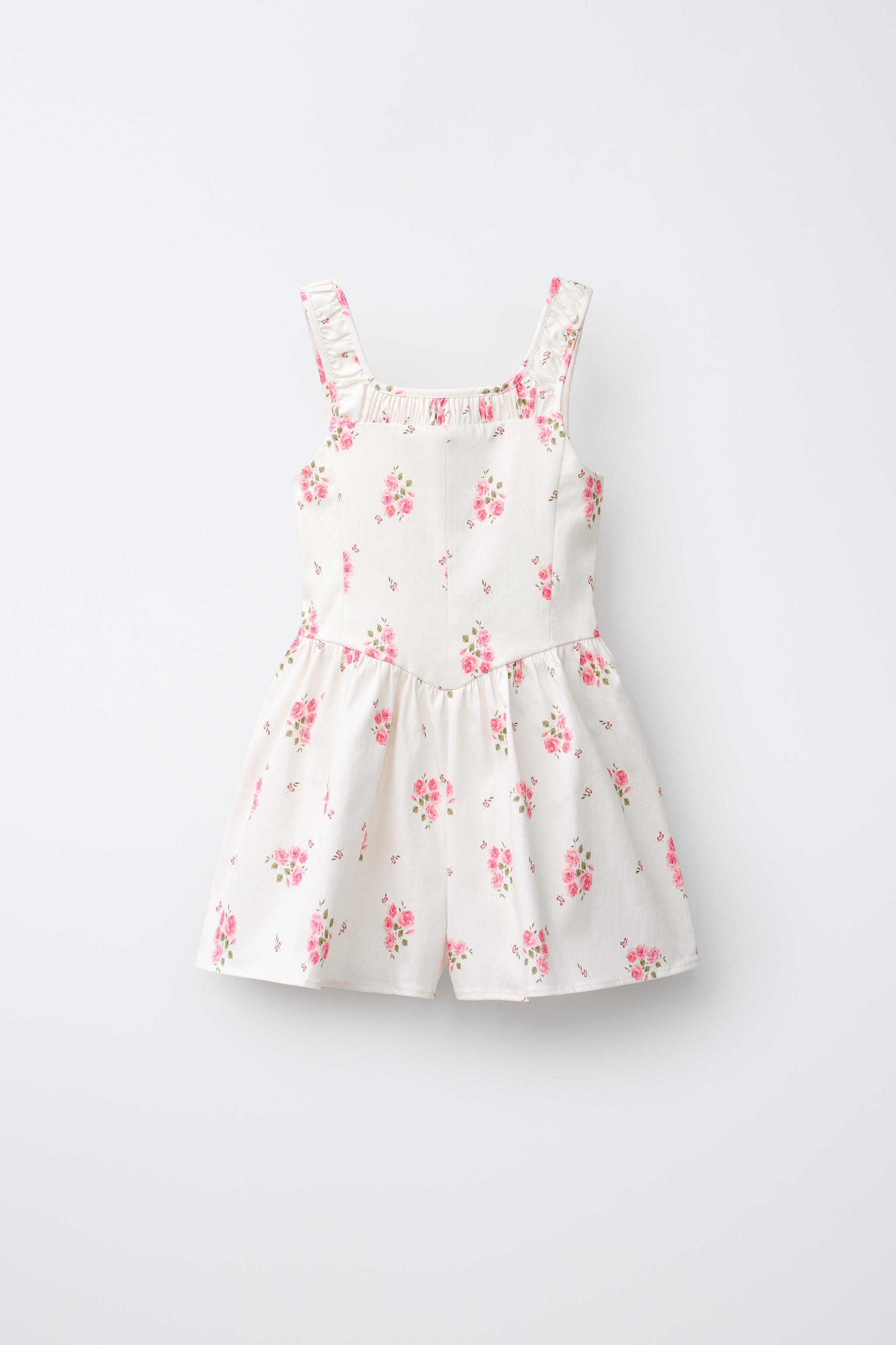 SHORT FLORAL PRINT JUMPSUIT